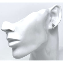 Oxidized Sterling Silver Seahorse Earrings
