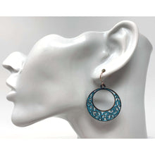 Patina Circle Filigree Earrings

