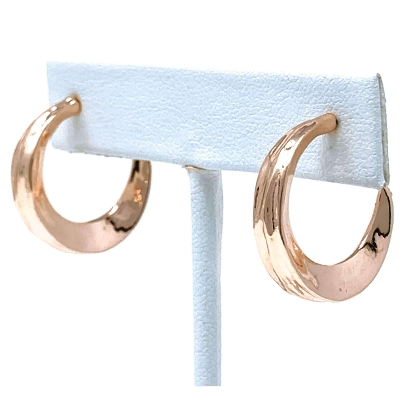 Rose Gold Fashion Stud Earrings -  Trending Hoop Earrings