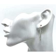 Silver Bar Dangle Earrings
