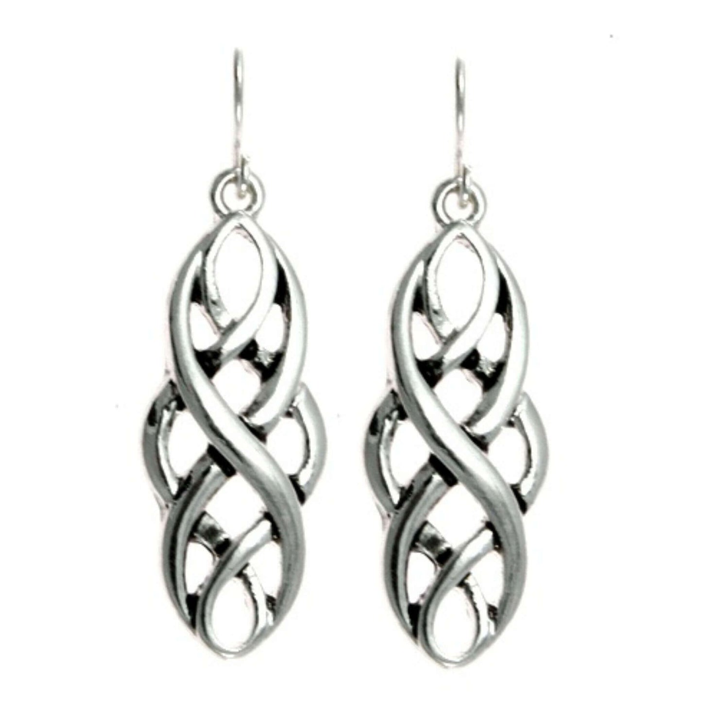 Silver Celtic Earrings - Irish Jewelry