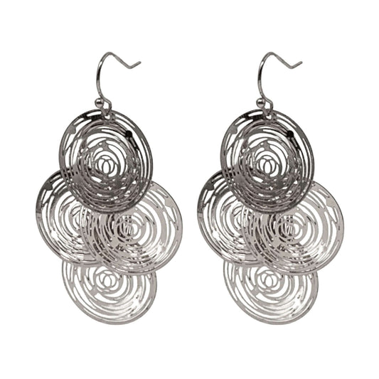 Silver Chandelier Earrings - Dangle Earrings for Women