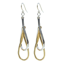 Double Hoop Teardrop Earrings
