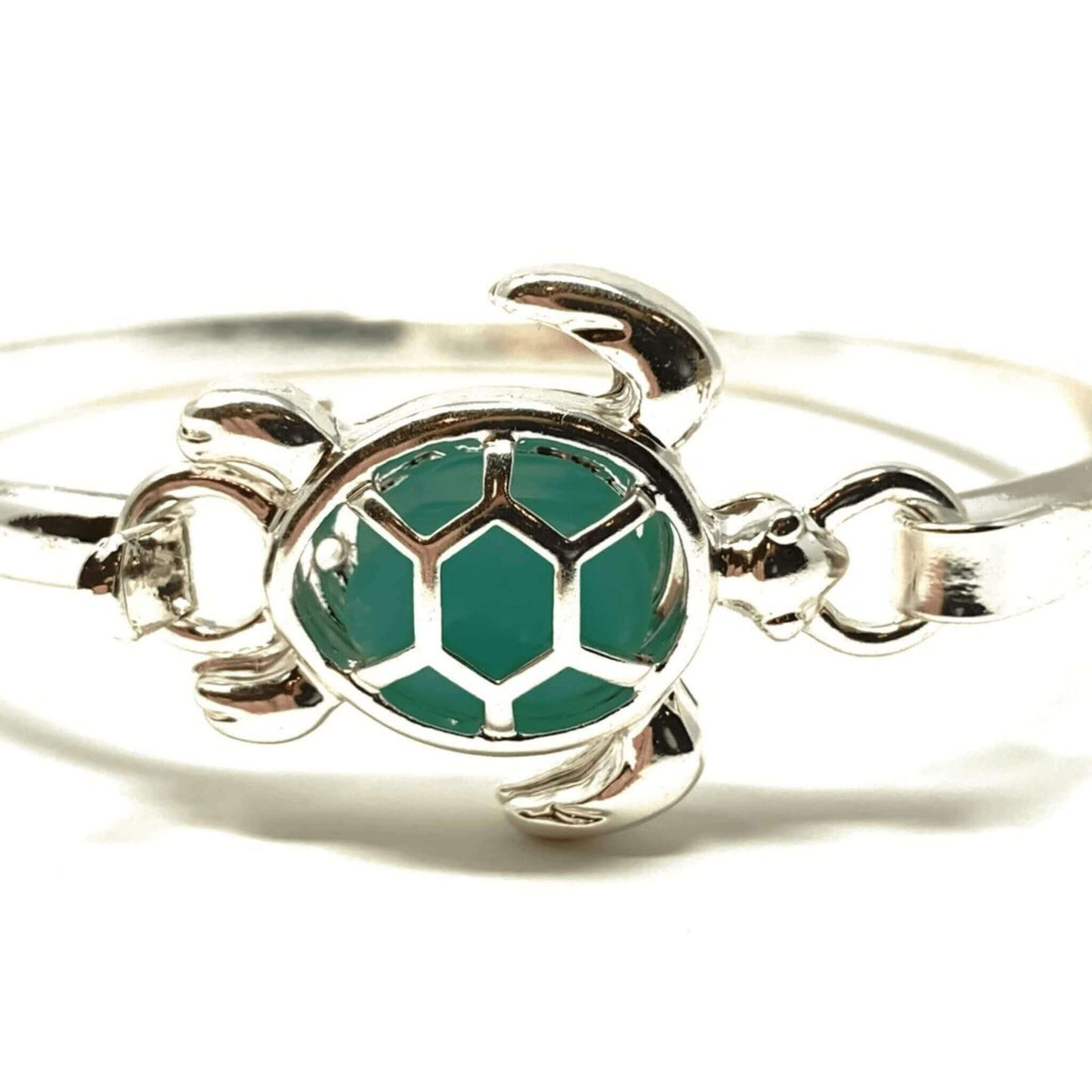 Silver Sea Turtle Beach Bracelet