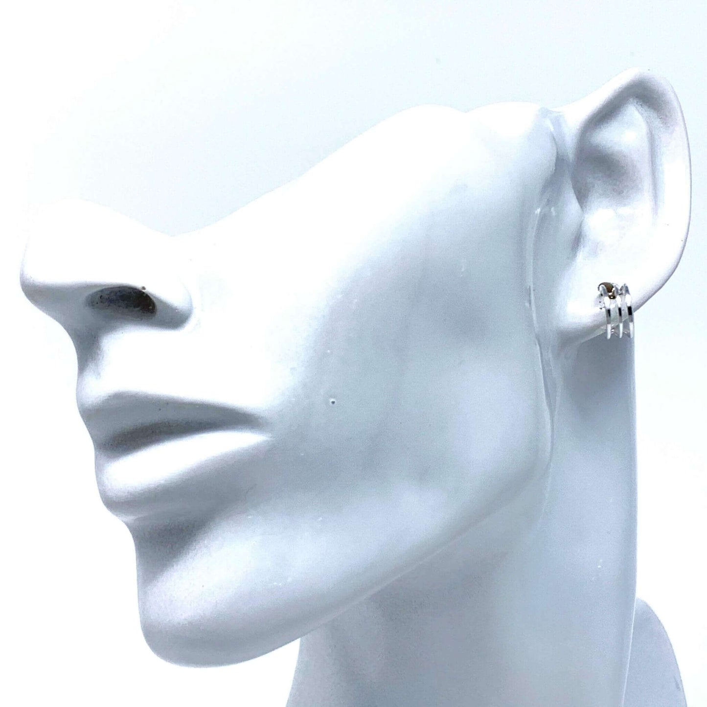 Small Silver Hoop Earrings - SeaSpray Jewelry