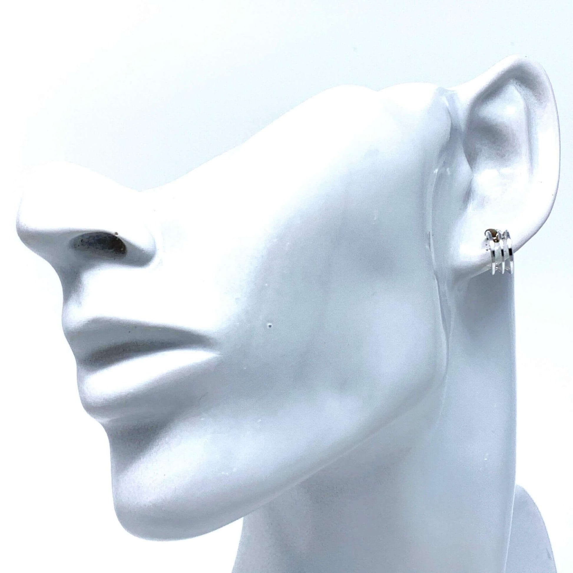 Small Silver Hoop Earrings - SeaSpray Jewelry