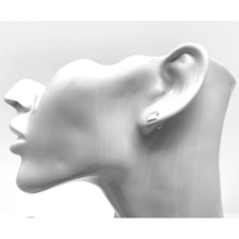 Square Sterling Silver Stud Earrings
