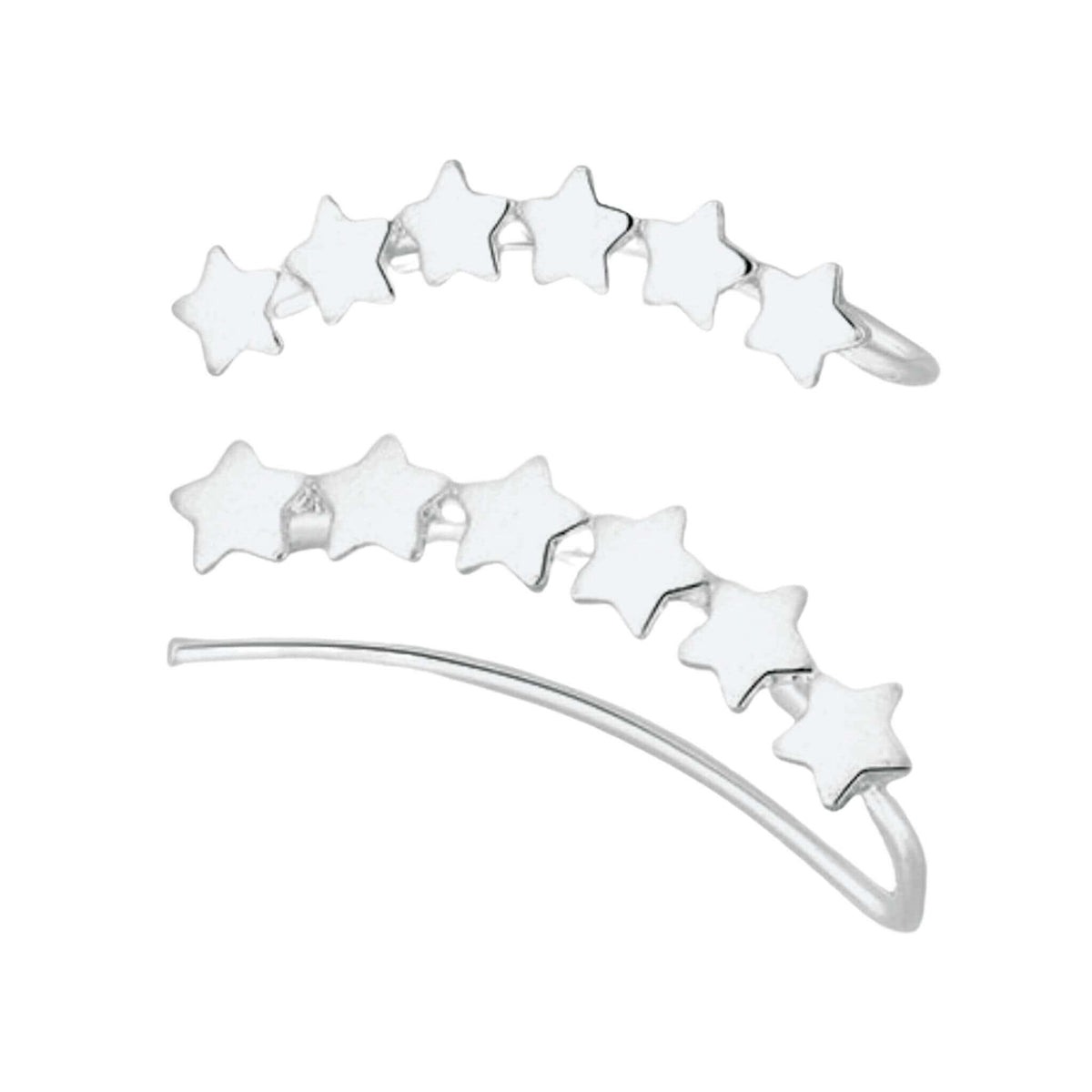 Star Climber Earrings Sterling Silver