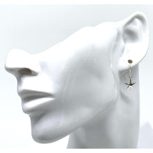 Star Earrings - Sterling Silver Dangle Earrings
