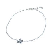 Starfish Anklet In Sterling Silver
