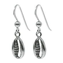 Sterling Silver Cowrie Shell Earrings

