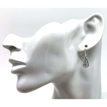 Sterling Silver Flower Earrings
