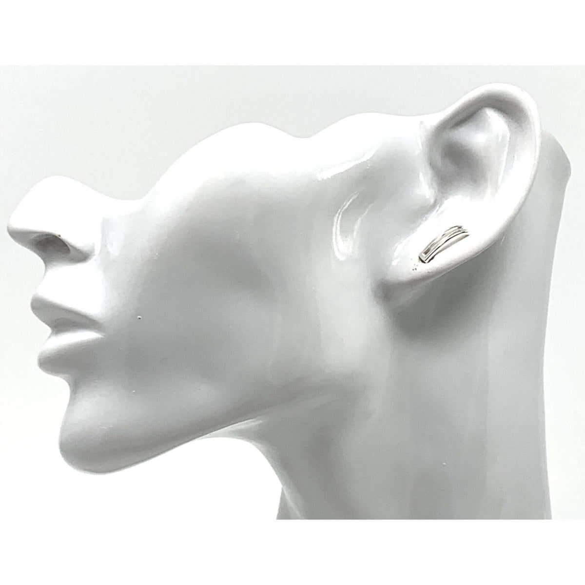 Sterling Silver Rectangle Ear Climbers