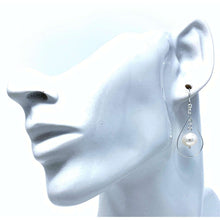 Teardrop Sterling Silver Freshwater Pearl Earrings
