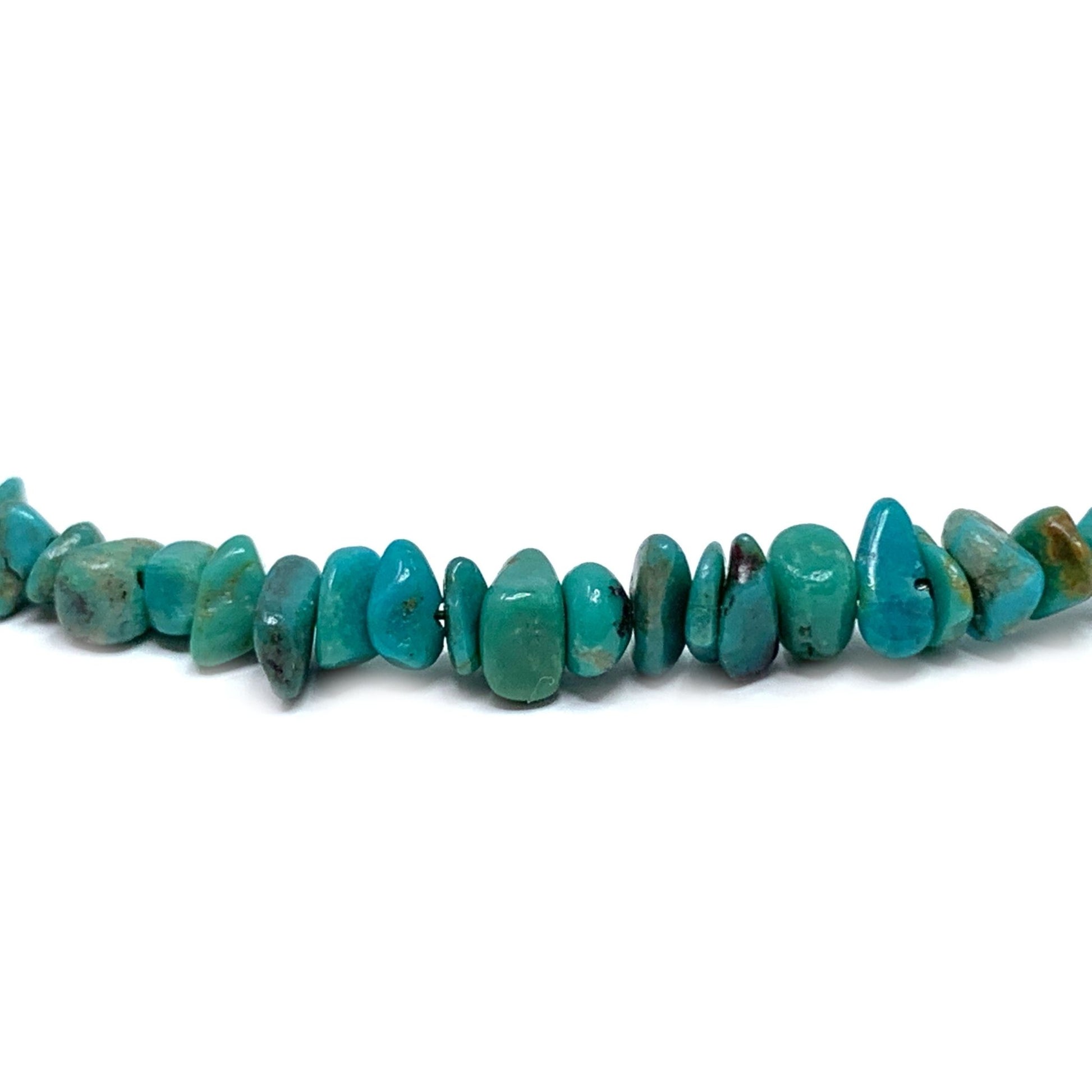Turquoise Stone Anklet In 925 Sterling Silver